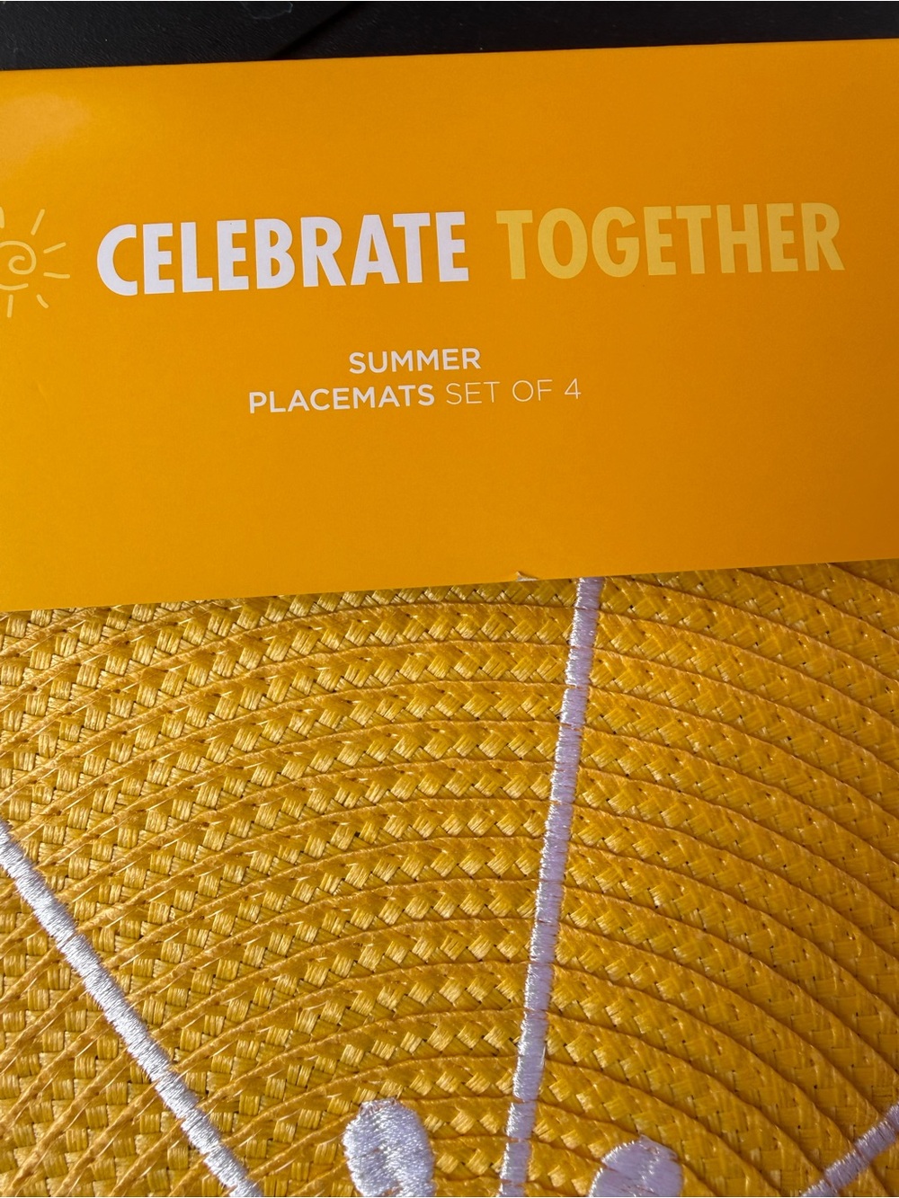 Celebrate Together Set of 4 Citrus Placemats - Picture 5 of 6